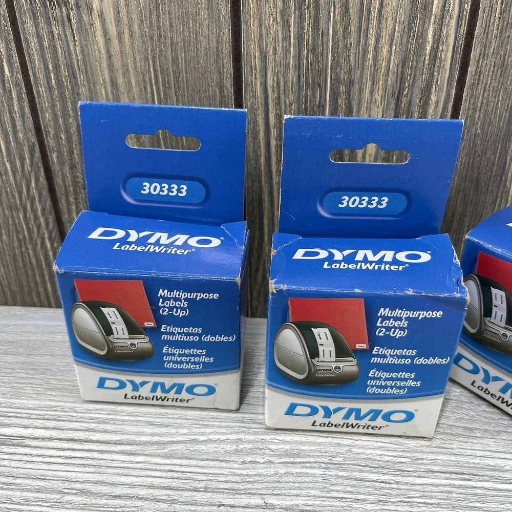 DYMO LabelWriter Multipurpose Labels 1/2 x 1 White 1000 Labels/Roll 30333 Lot 3